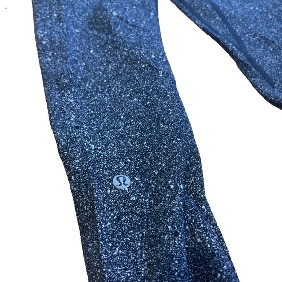 Lululemon Lead The Pack Tight Black & White Womens Size 4 - Picture 7 of 8